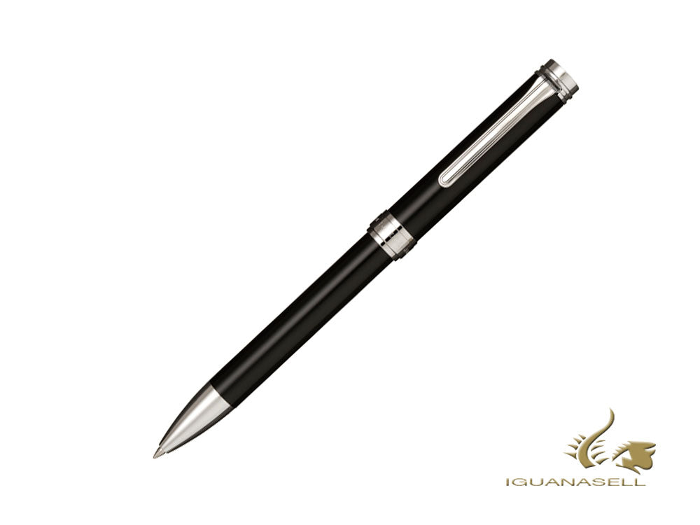 Sailor Barcarolle Ballpoint Pen, Matt Black, Silver Trim, 16-0805-220