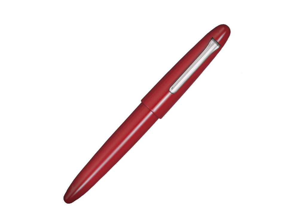 Sailor King of Pens Urushi Silver Fountain Pen, Crimson Red, 10-8160-430