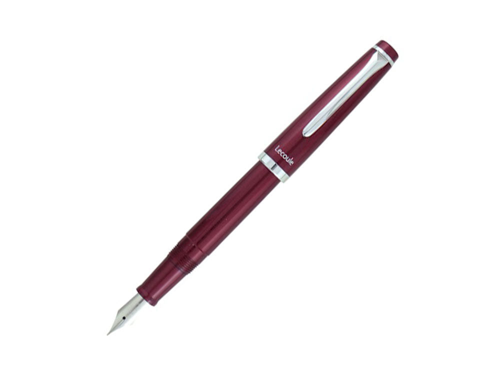 Sailor Lecoule Power Stone Color Fountain Pen, Acrylic Resin, Maroon