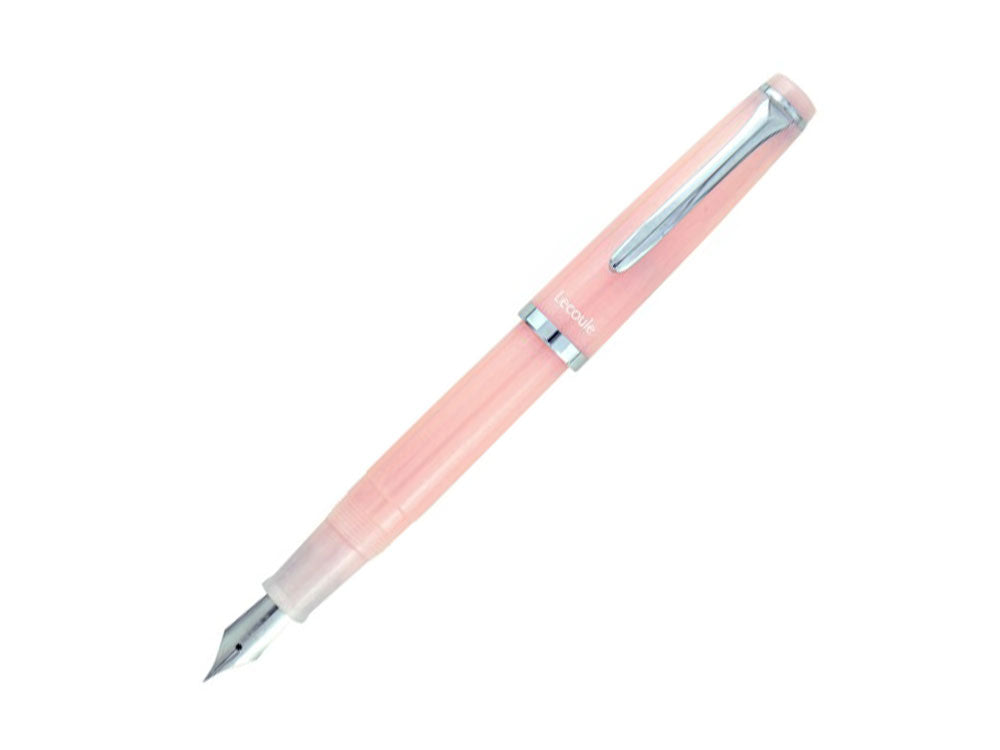 Sailor Lecoule Power Stone Color Fountain Pen, Acrylic Resin, Pink