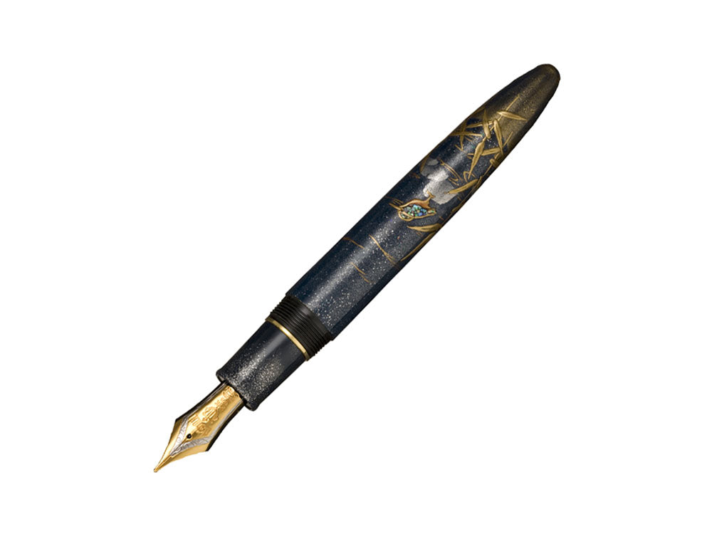 Sailor Taki to Shizen Kingfisher & Waterfall Maki-e Fountain Pen, L.E