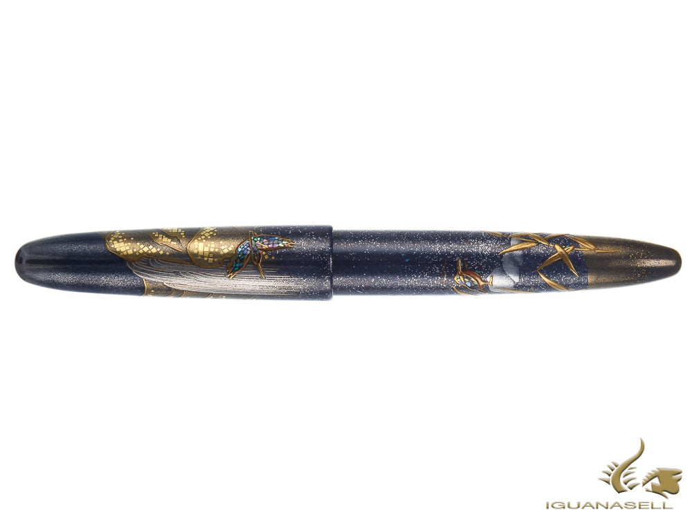 Sailor Taki to Shizen Kingfisher & Waterfall Maki-e Fountain Pen, L.E