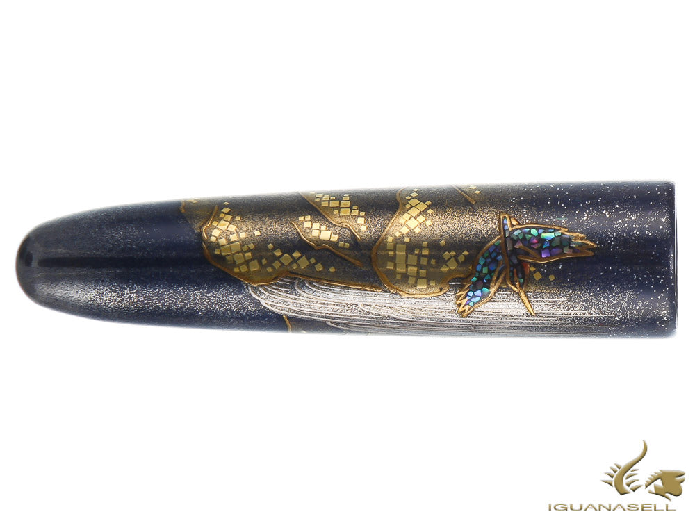 Sailor Taki to Shizen Kingfisher & Waterfall Maki-e Fountain Pen, L.E