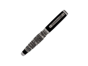 Scribo Letteratura Rollerball pen, Silver, Limited Edition, LETRB01RH1001