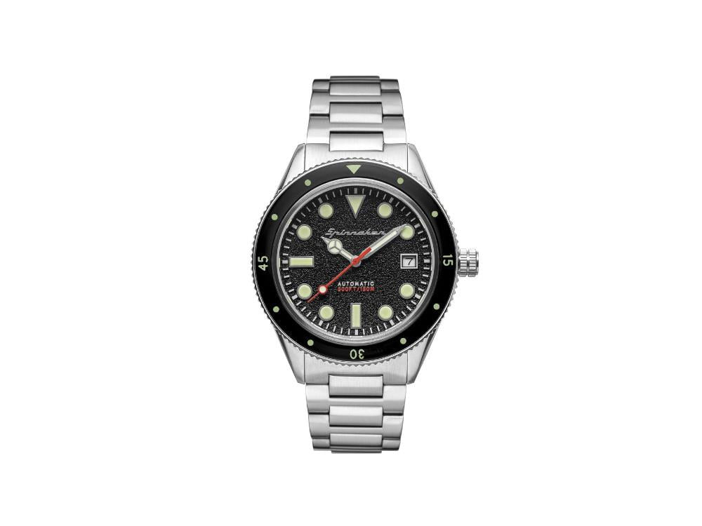 Spinnaker Cahill Automatic Watch, Black, 40 mm, 15 atm, SP-5075-11