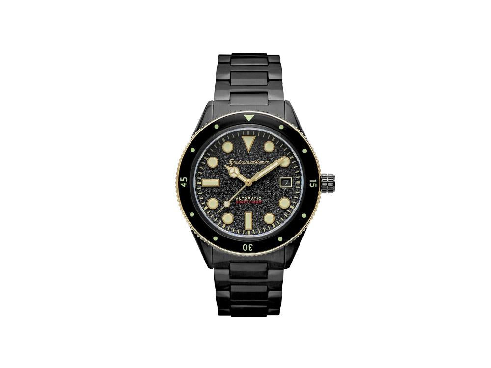 Spinnaker Cahill Automatic Watch, Black, 40 mm, 15 atm, SP-5075-33
