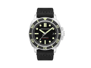 Spinnaker Hull Diver Automatic Watch, Black, 42 mm, 30 atm, SP-5088-01