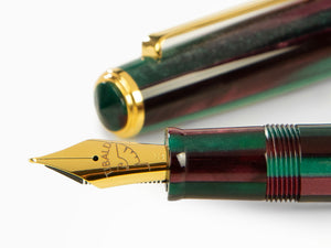 Tibaldi Nº60 Zazou Green Fountain Pen, 18k Gold trim, N60-100-FP