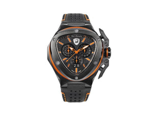 Tonino Lamborghini Spyder X Orange Quartz Watch, 53 mm, Chronograph, T9XB