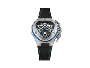 Tonino Lamborghini Spyder X Blue SS Quartz Watch, 53 mm, Chronograph, T9XC-SS