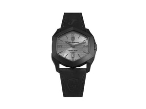 Lamborghini Novemillimetri Gray Automatic Watch, Titanium, 43 mm, TLF-T08-1