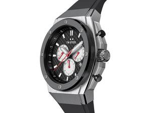 TW Steel Ceo Tech 44mm Quartz Watch, Black, 44 mm, Rubber strap, CE4049