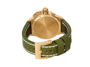TW Steel Canteen Quartz Watch, Green, 45 mm, Leather strap, 10 atm, CS108