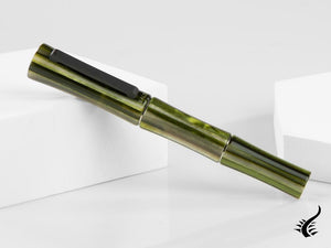 Tibaldi Bamboo Forest Rollerball pen, Resin, Green, Palladium, BMB-73-RB