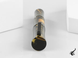 Tibaldi Bamboo Dust Rollerball pen, Resin, Black, Palladium, BMB-3D395-RB