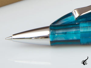 Tibaldi Bononia Bora Bora Rollerball pen, Resin, Blue, Palladium, BNN-18-RB