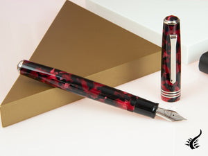 Tibaldi Nº60 Ruby Red Fountain Pen, Red, Palladium trim, N60-227-FP