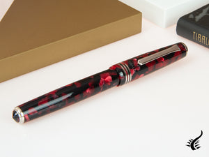 Tibaldi Nº60 Ruby Red Fountain Pen, Red, Palladium trim, N60-227-FP