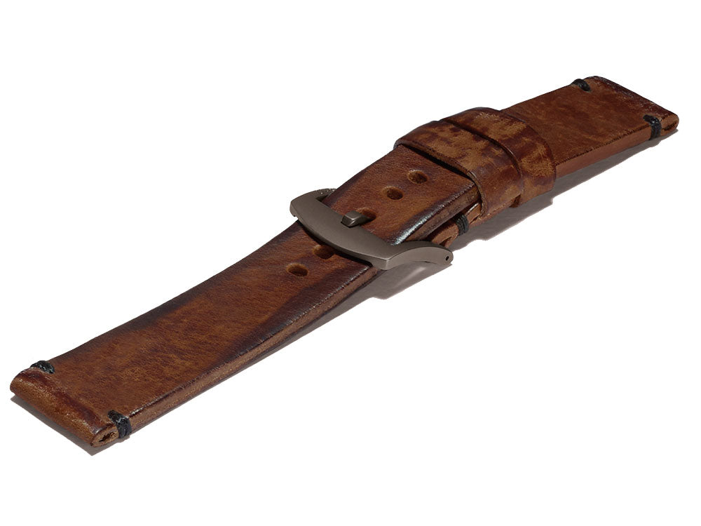 U-Boat Accesorios Strap, Aged Leather, Brown, 23 mm., Stainless Steel, 6975