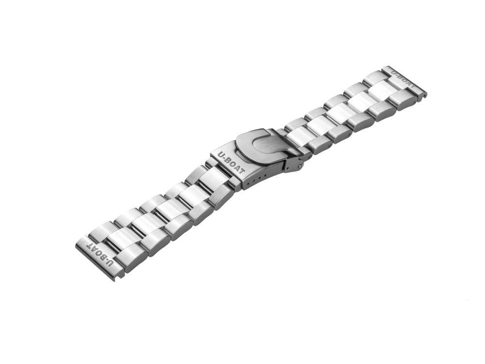 U-Boat Accesorios Strap, Steel bracelet, Silver, 23mm., 8350