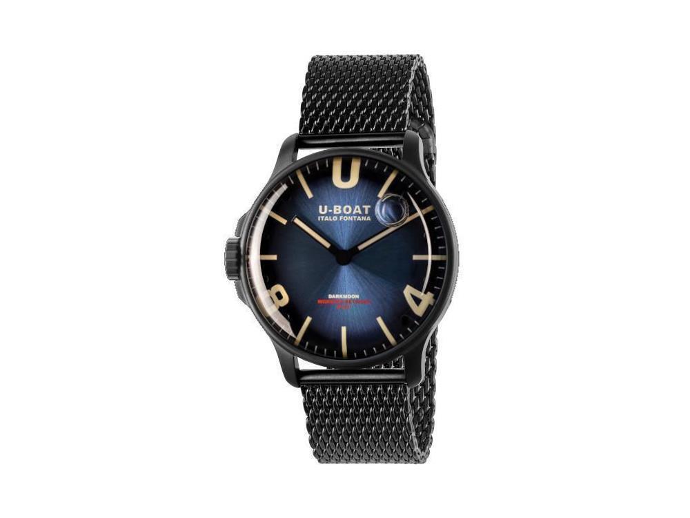 U-Boat Capsoil Darkmoon Soleil Blue IP Quartz Watch, 44 mm, 8700/MT