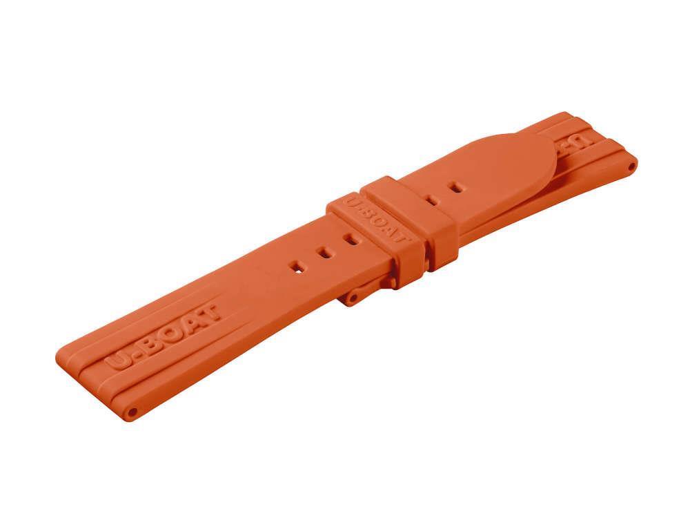 U-Boat Accesorios Strap, Rubber, Orange, 22/20 mm., 8971/Z