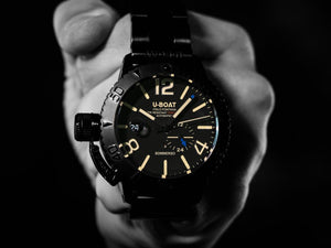 U-Boat Classico Somersso DLC Bracelet Automatic Watch, 46 mm, 9015/MT