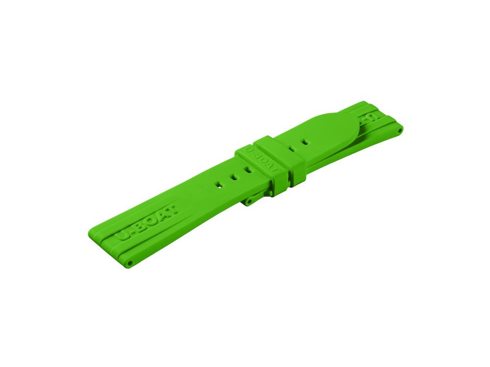 U-Boat Accesorios Strap, Green, 22/20mm, 9536/Z