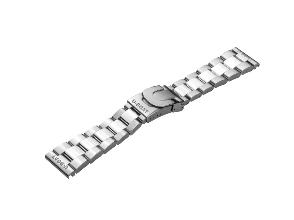 U-Boat Accesorios Strap, Steel bracelet, Silver, 20 mm, 9619