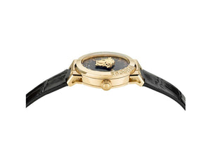Versace Medusa Infinite Quartz Watch, Black, 38 mm, Sapphire Crystal, VE3F00222
