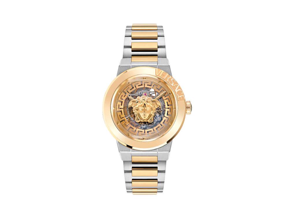 Versace Medusa Infinite Skeleton Quartz Watch, Golden, 38mm, VE3G00122