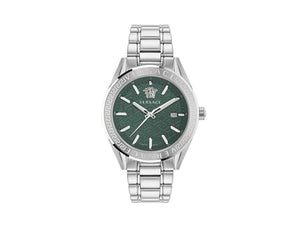 Versace V Code Quartz Watch, Green, 42 mm, Sapphire Crystal, VE6A00423