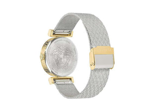 Versace Regalia Quartz Watch, PVD Gold, Green, 34mm, Sapphire Crystal, VE6J00623