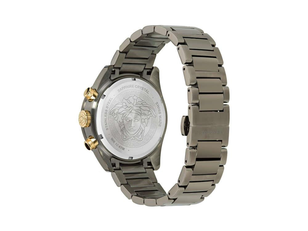 Dome Versace Greca 43 Chrono Iguana PVD, Sell Black, mm, Quartz - VE6K00623 Watch,