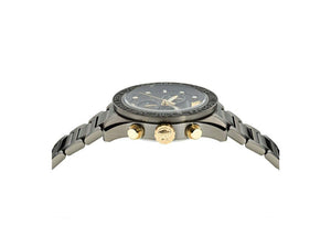Versace Greca Dome Chrono Quartz Watch, PVD, Black, 43 mm, VE6K00623