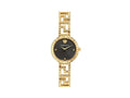 Versace Greca Goddess Quartz Watch, PVD Gold, Black, 28 mm, VE7A00423