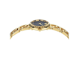 Versace Greca Goddess Quartz Watch, PVD Gold, Black, 28 mm, VE7A00423