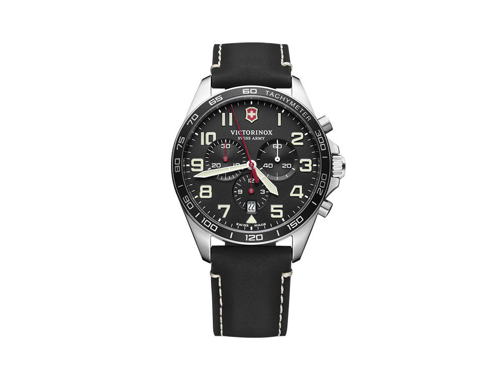 Victorinox Fieldforce Quartz Watch, Black, 42 mm, Chronograph, V241852