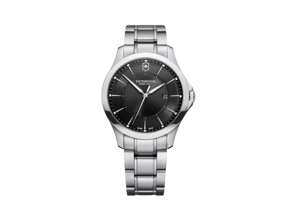 Victorinox Alliance Gent Quartz Watch, Stainless Steel, Black, 40 mm, V241909