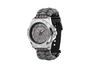 Victorinox I.N.O.X. Ladies Quartz Watch, Grey, 37mm, Paracord, V241920