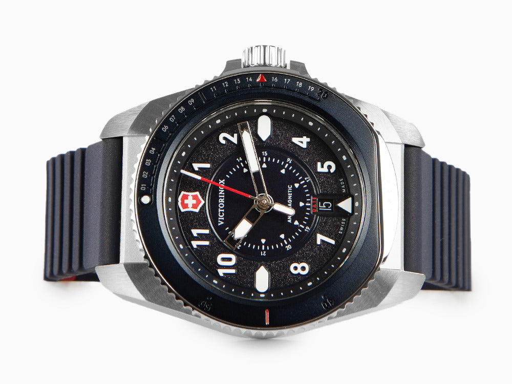 Victorinox Journey Quartz Watch, Stainless Steel 316L, Blue, 43 mm, V241975