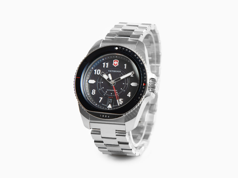 Victorinox Journey 1884 Quartz Watch, Stainless Steel 316L, Blue, 43 mm, V241978