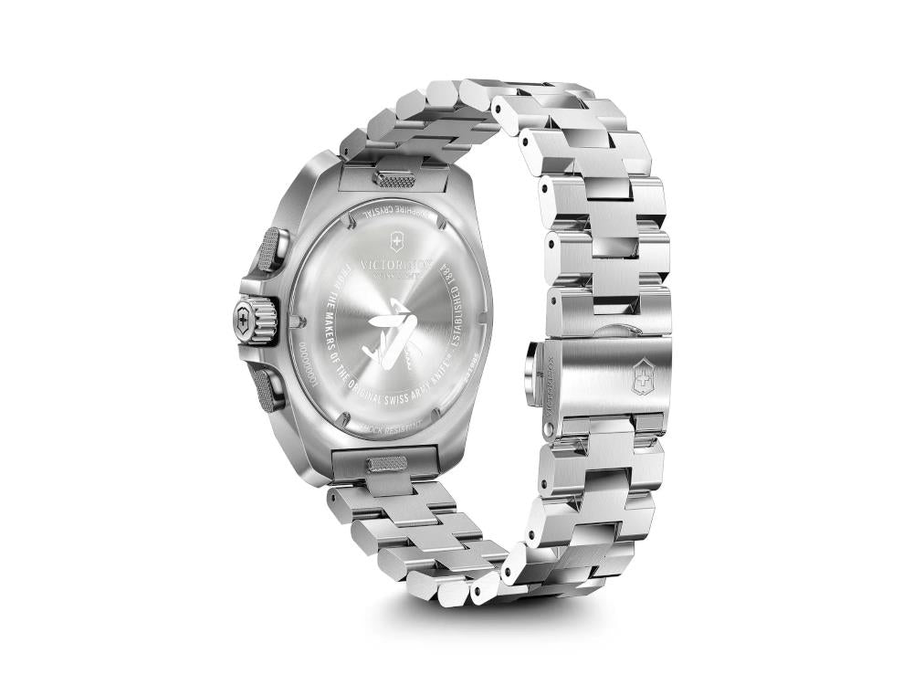 Victorinox I.N.O.X. Chrono Quartz Watch, Blue, 43 mm, V241985