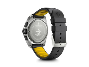 Victorinox I.N.O.X. Chrono Quartz Watch, Titanium, Black, 43 mm, V241988.1