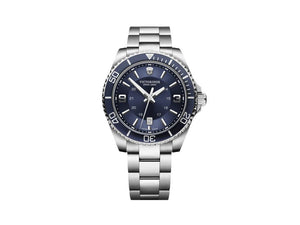 Victorinox Maverick Gent Quartz Watch, Stainless Steel, Blue, 43 mm, V242007