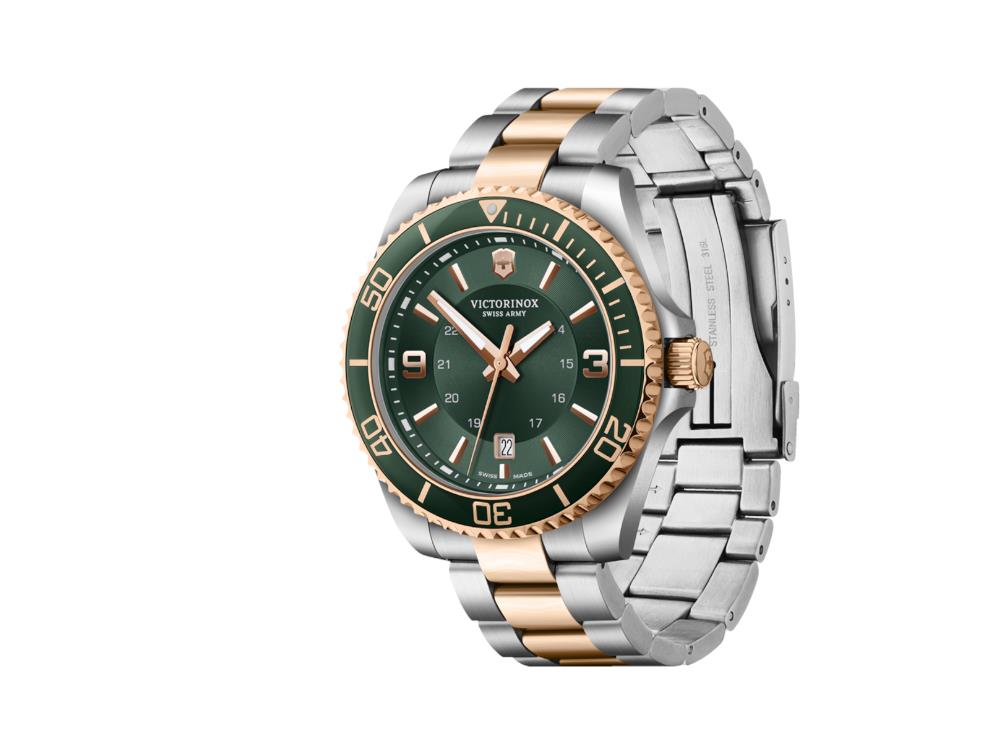 Victorinox Maverick Gent Quartz Watch, Stainless Steel, Blue, 43 mm, V242008