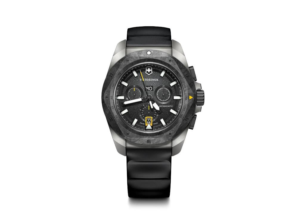 Victorinox I.N.O.X. Quartz Watch, Titanium, Black, 43 mm, Chronograph, V242011