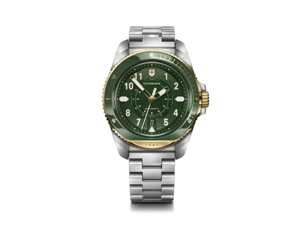 Victorinox Journey 1884 Quartz Watch, Green, 43 mm, PVD, V242012