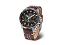 Vostok Europe Rocket N-1 Quartz Watch, Black, 46 mm, Chronograph, 6S21-225A618