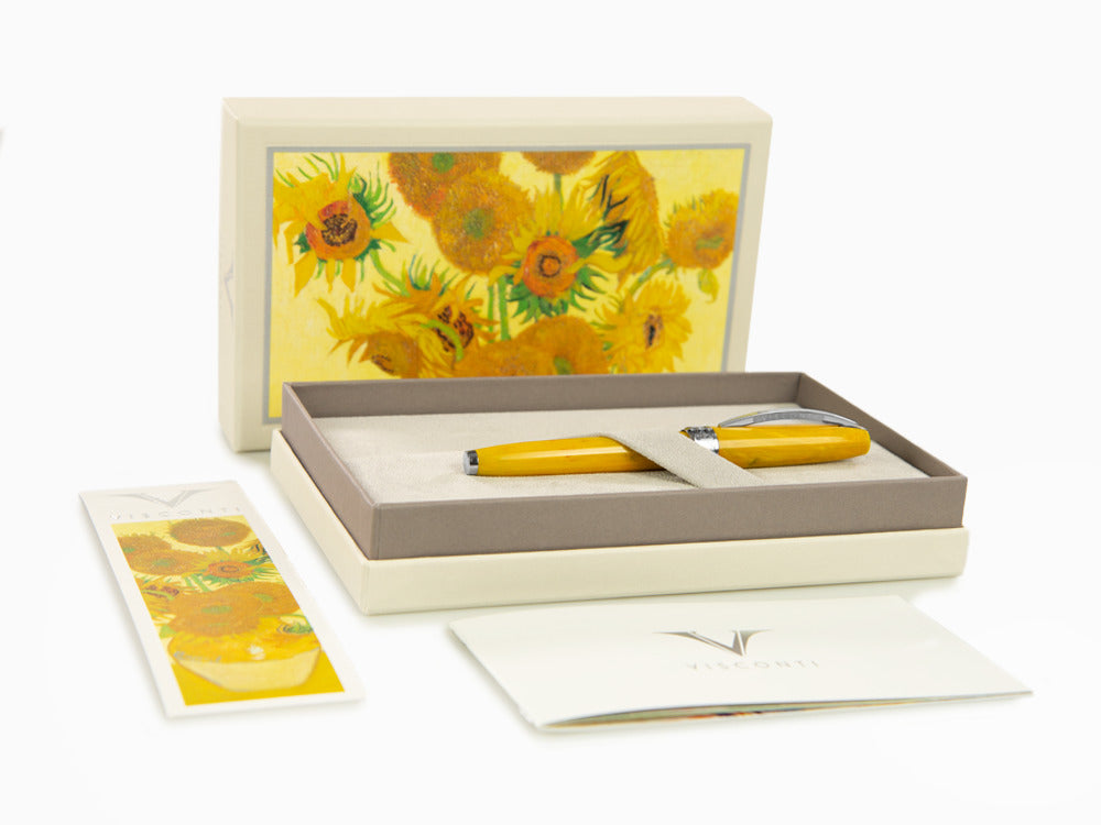 Visconti Van Gogh Sunflowers Rollerball pen, Acrylic Resin, Yellow KP12-05-RB